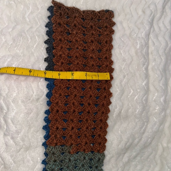 Multicolor Crochet Scarf - Picture 3 of 5